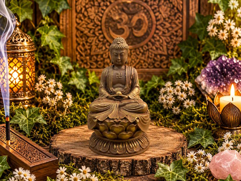 Buda sentado Amitabha